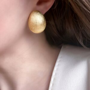 Серьги золотая тишина