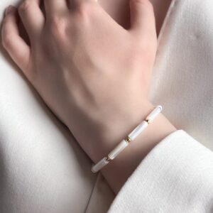 Браслет Белый штрих