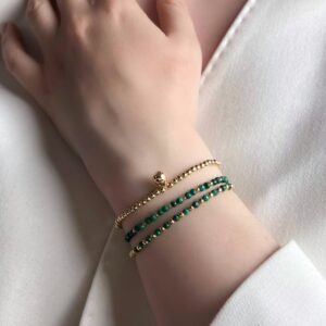 Браслеты Малахитовый ритм