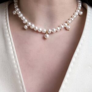 Колье жемчужные ноты