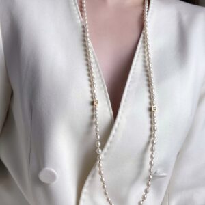 Колье сотуар Жемчужный силуэт